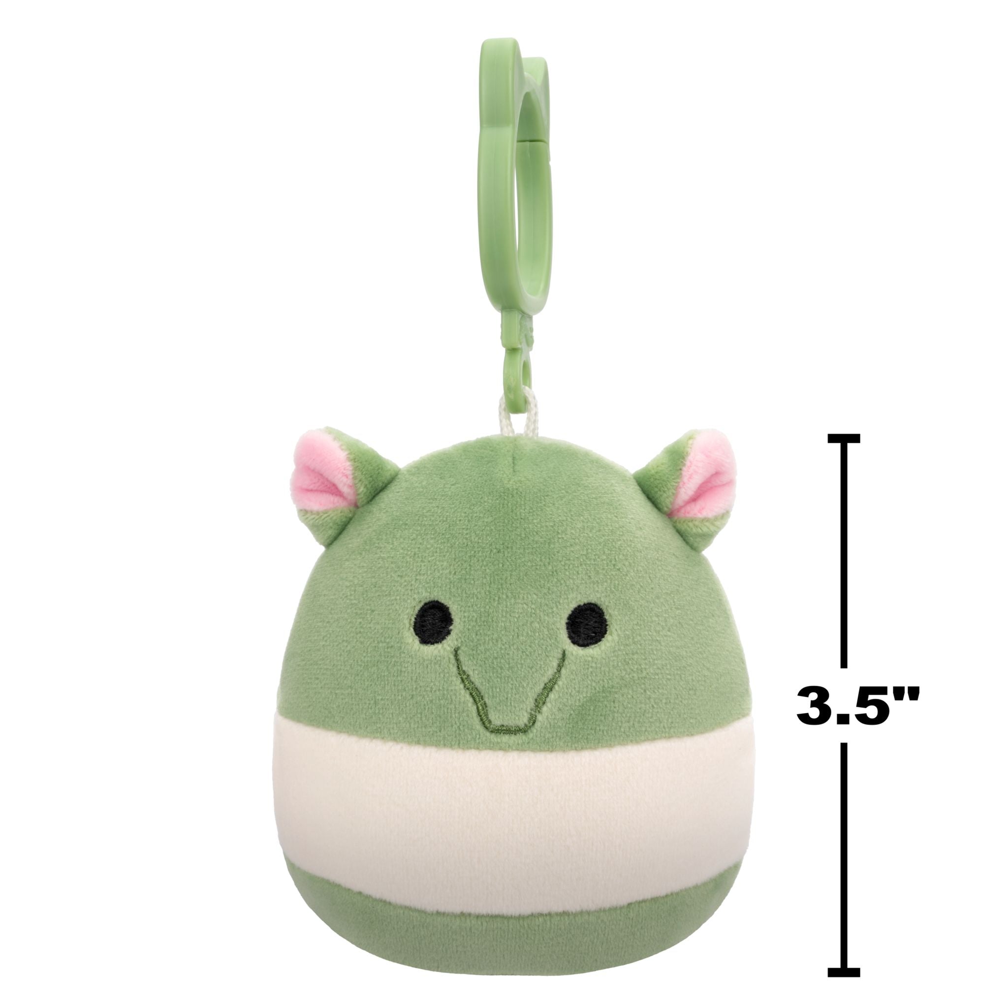 Squishmallows 3.5 Inch Plush Clip-On S20 Gerald Green Tapir
