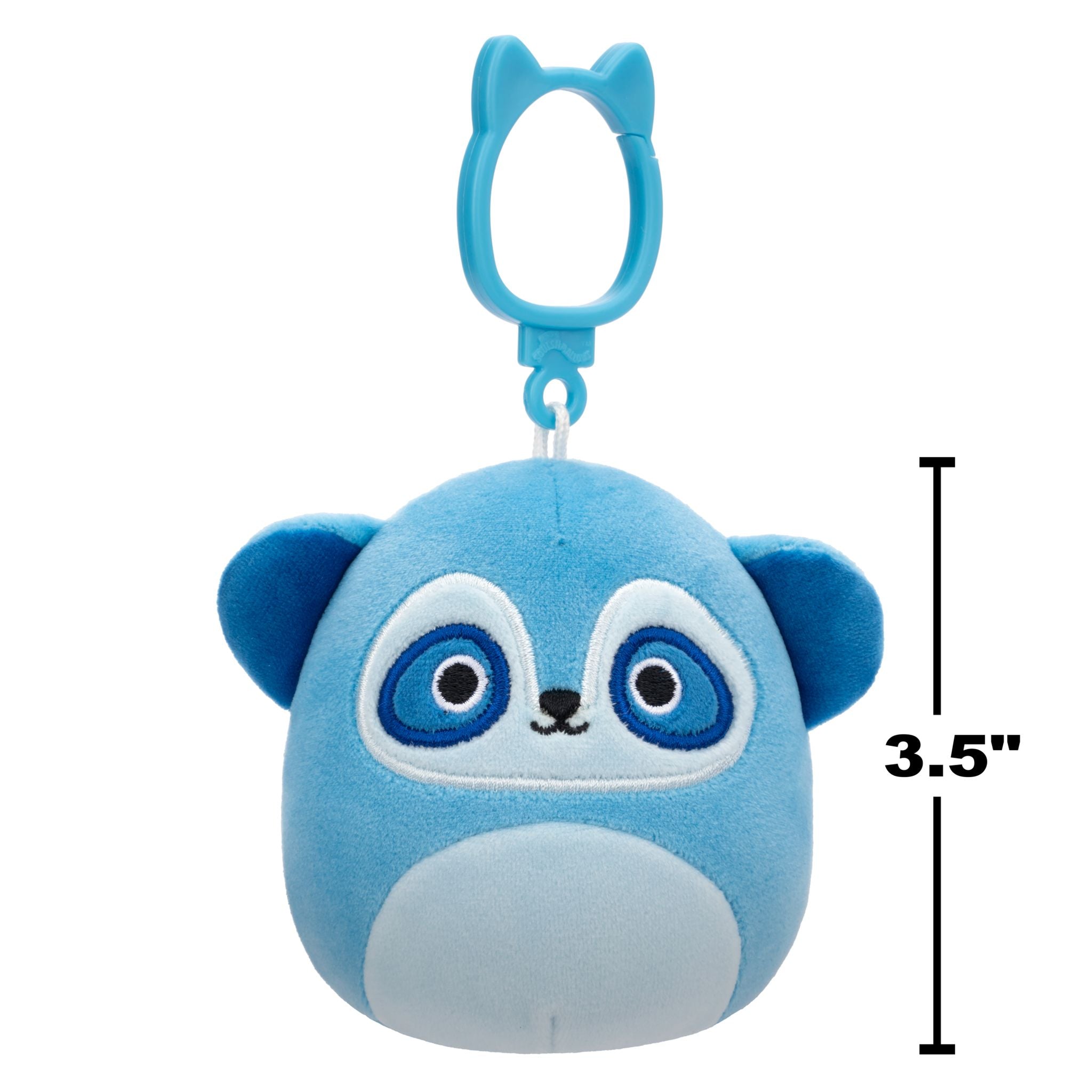 Squishmallows 3.5 Inch Plush Clip-On S20 Rolf Blue Meerkat