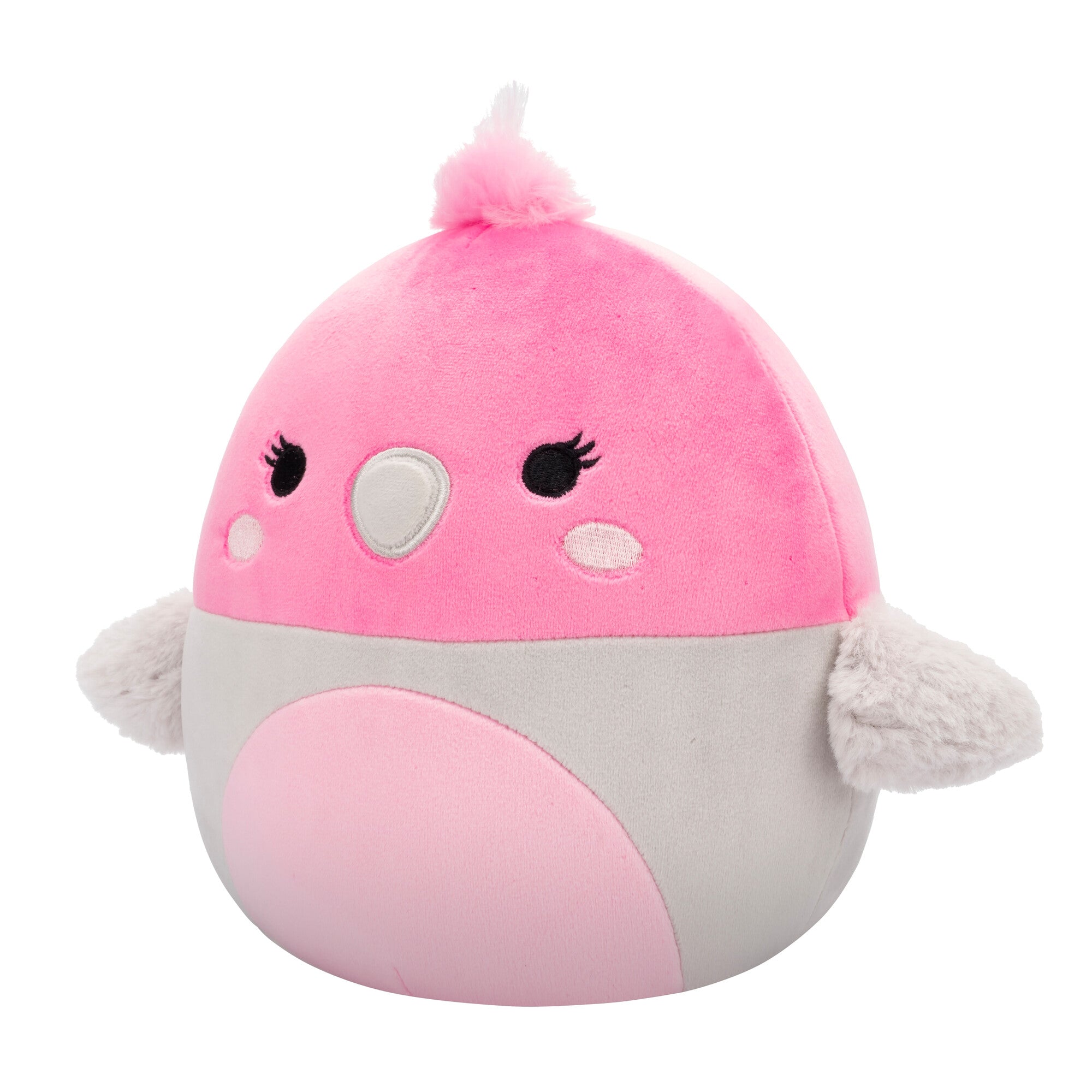 Squishmallows 7.5 Inch Plush  S20 Jayla Pink And Grey Galah Bird