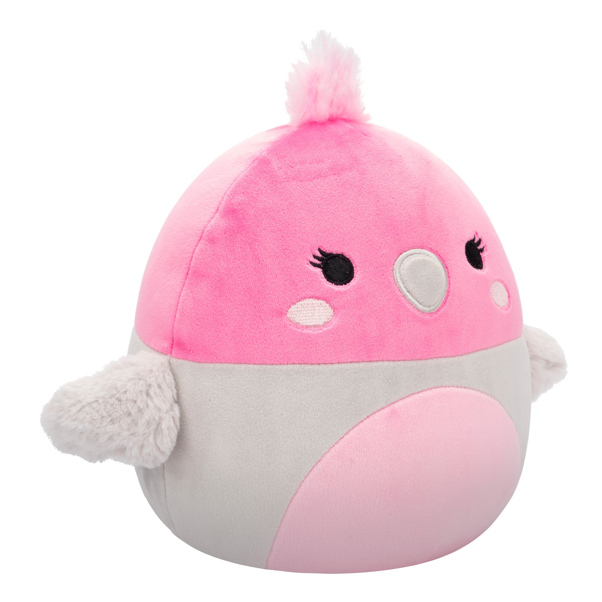 Squishmallows 7.5 Inch Plush  S20 Jayla Pink And Grey Galah Bird