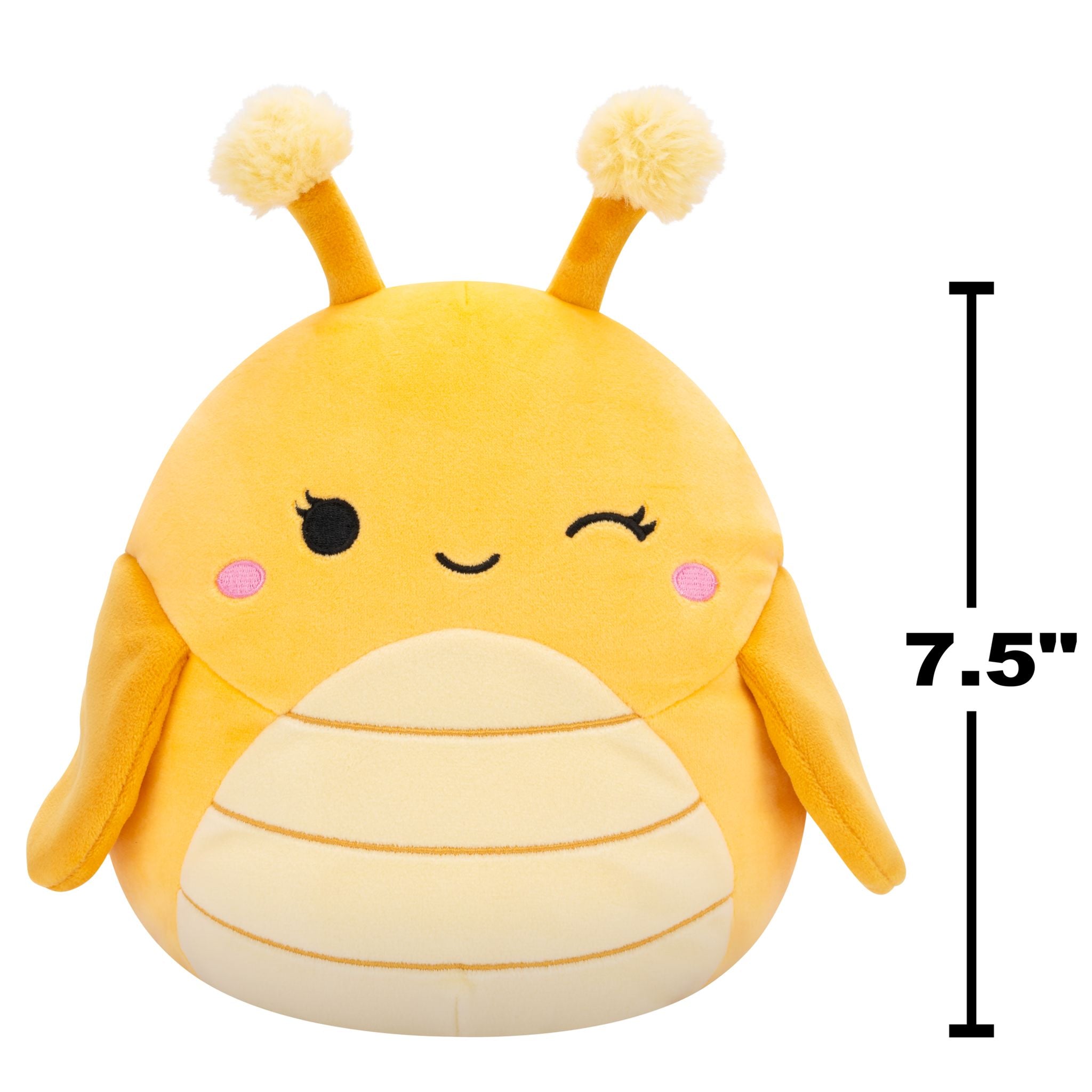 Squishmallows 7.5 Inch Plush S20 Greer Yellow Grasshopper
