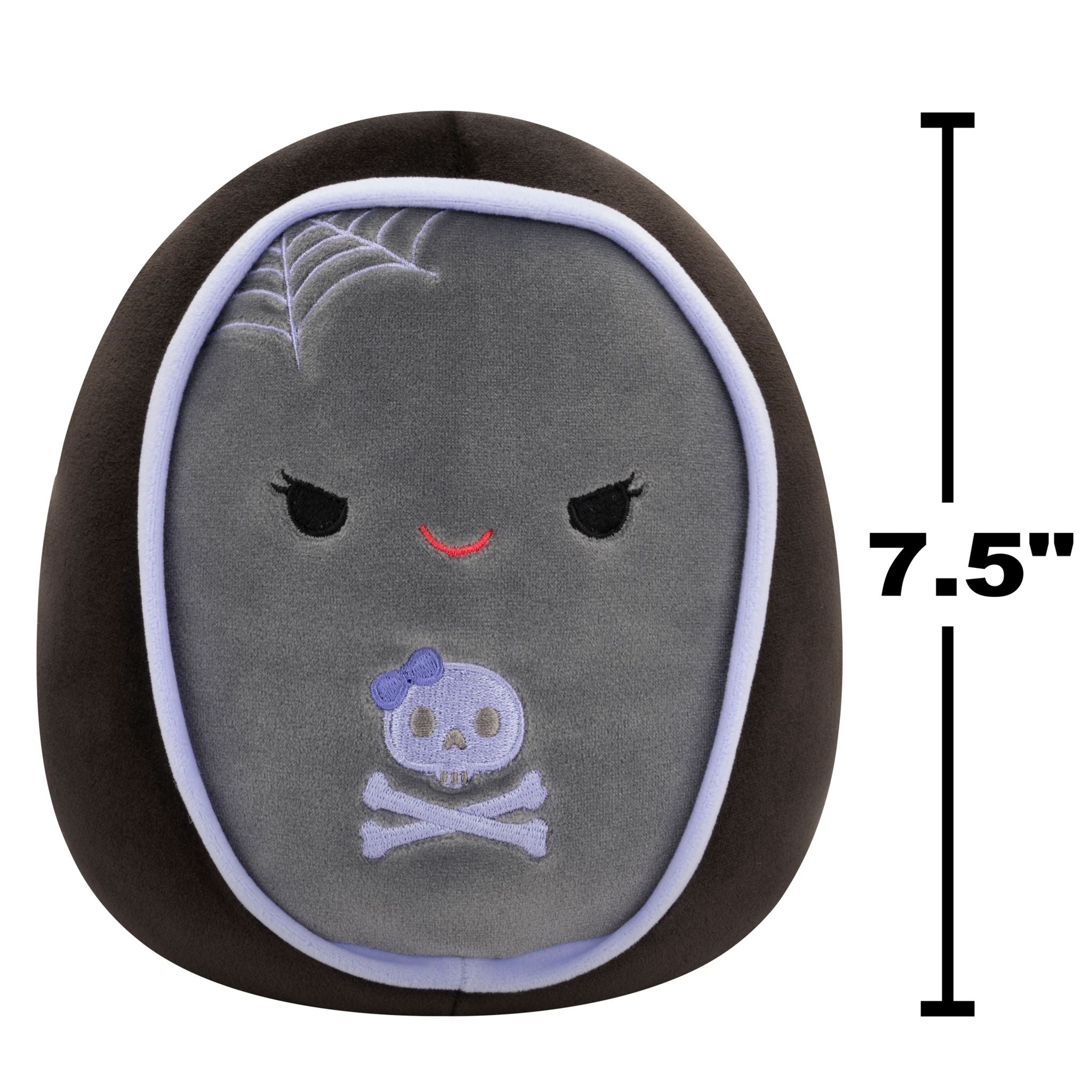Squishmallows Season Halloween 7.5 Inch Plush Julianne Grey Coffin
