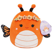 Squishmallows 7.5 Inch Little Plush Easter Orange Monarch Butterfly Mony - Toyworld NZ