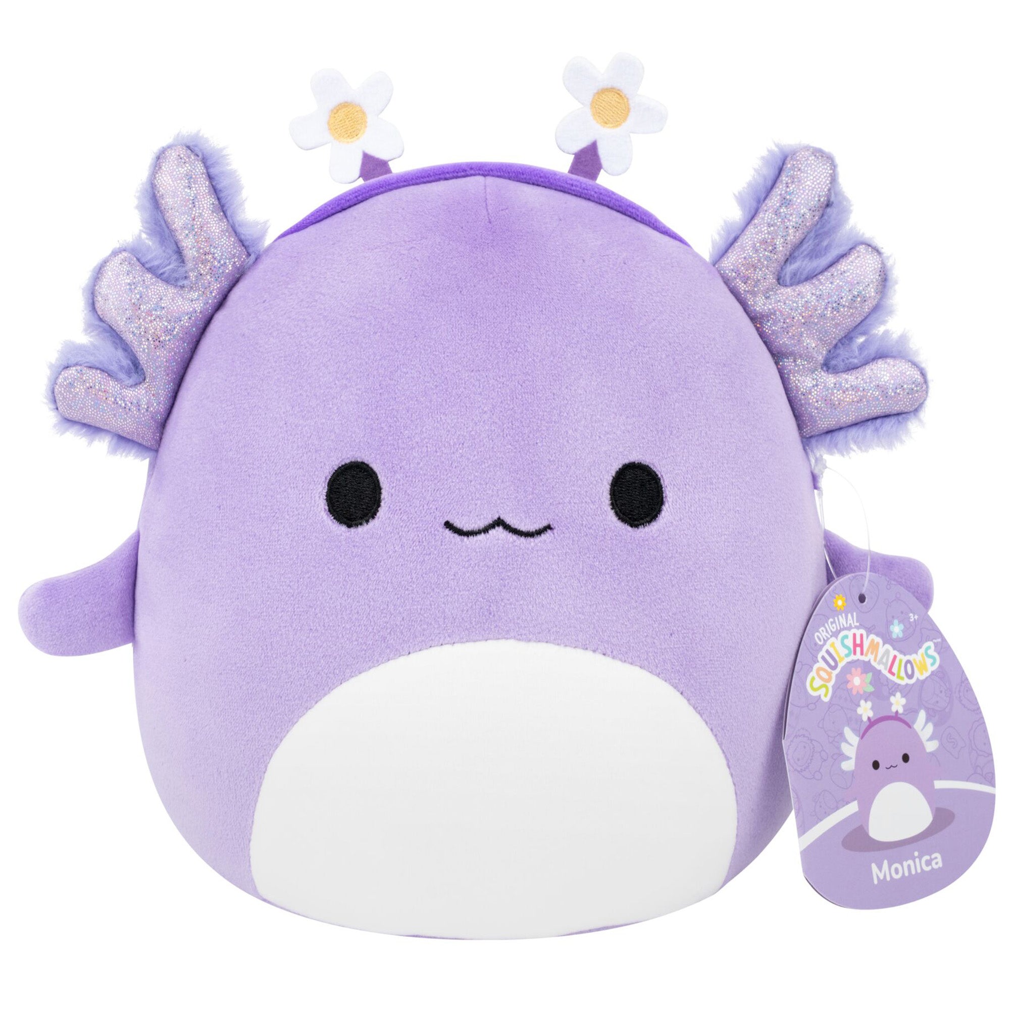 Squishmallows 7.5 Inch Little Plush Easter Purple Axolotl Monica - Toyworld NZ