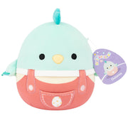 Squishmallows 7.5 Inch Little Plush Easter Teal Rooster Dolores - Toyworld NZ