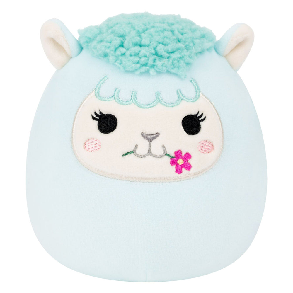 Squishmallows 7.5 Inch Little Plush Easter Light Teal Llama Lorna