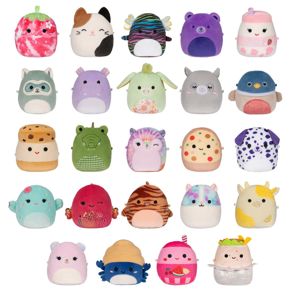 Squishmallows Micromallows 2.5 Inch Blind Assortment Series 5 soft toys in bag