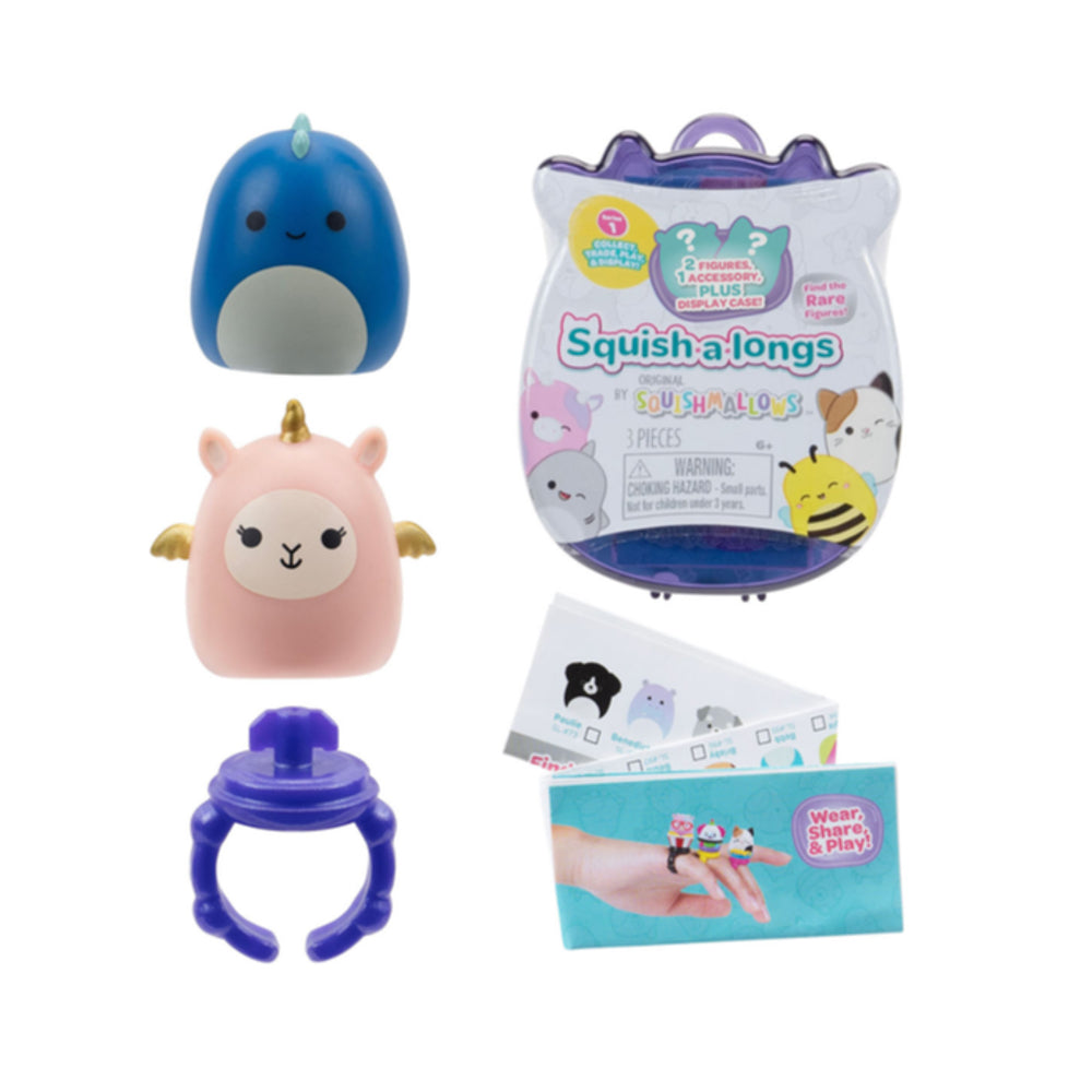 Toys inside the Squishmallows Squish-A-Longs Series 5 2-Pack Mystery Capsule