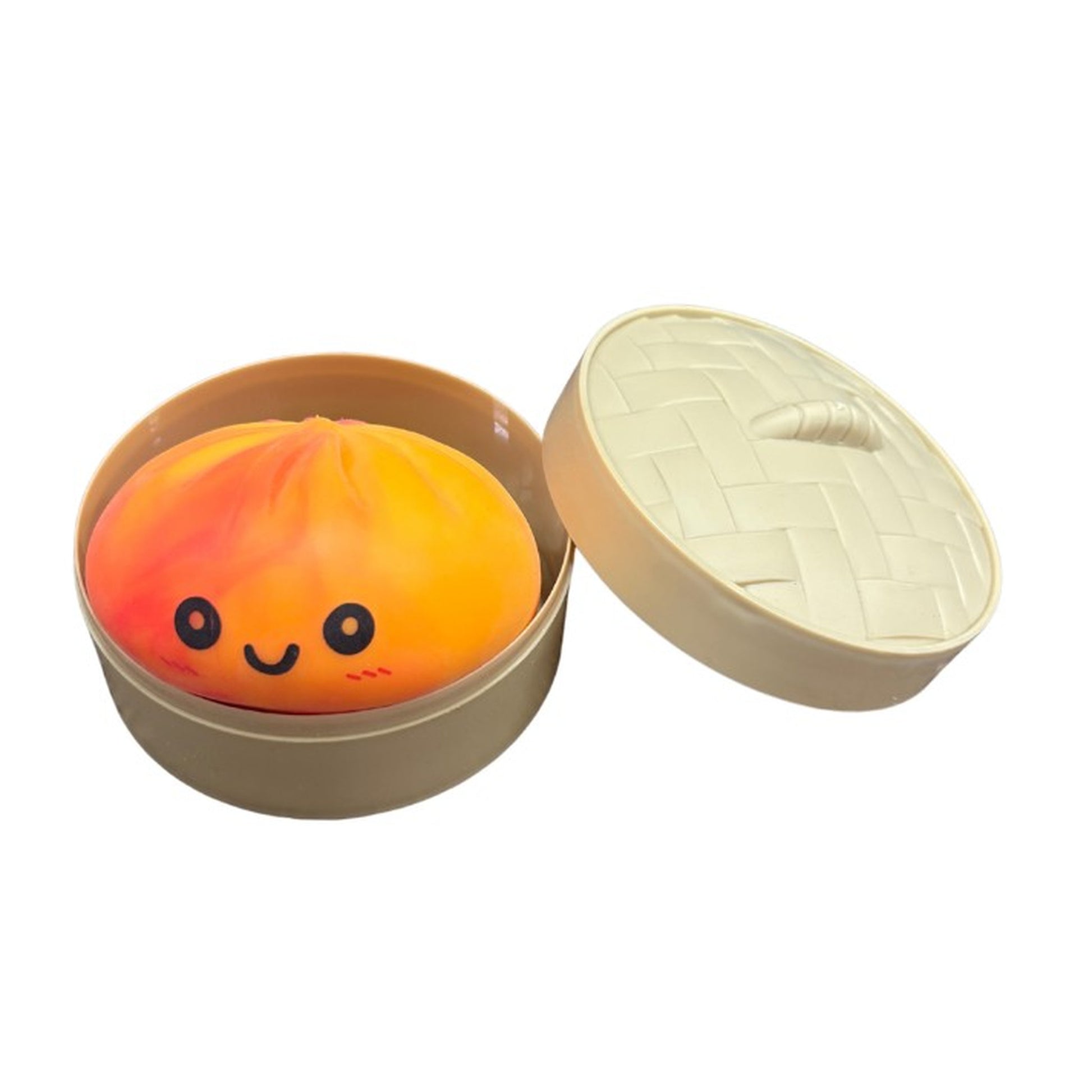 Orange Squishy Dumpling Bun Stress ball Rainbow Colour Assorted Styles