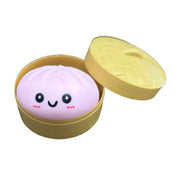 Pink Squishy Dumpling Bun Solid Colour Assorted Styles