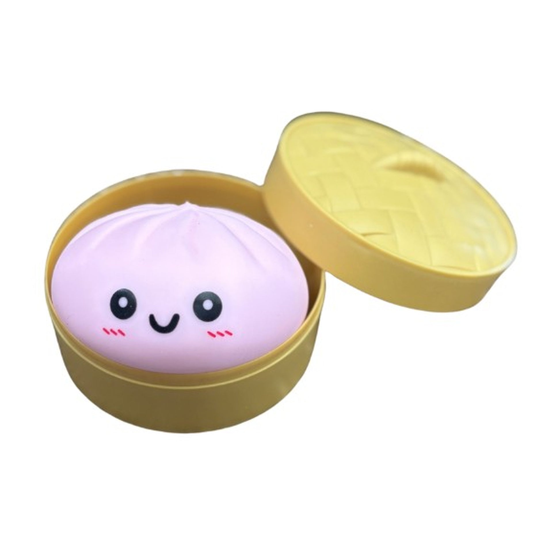 Pink Squishy Dumpling Bun Solid Colour Assorted Styles