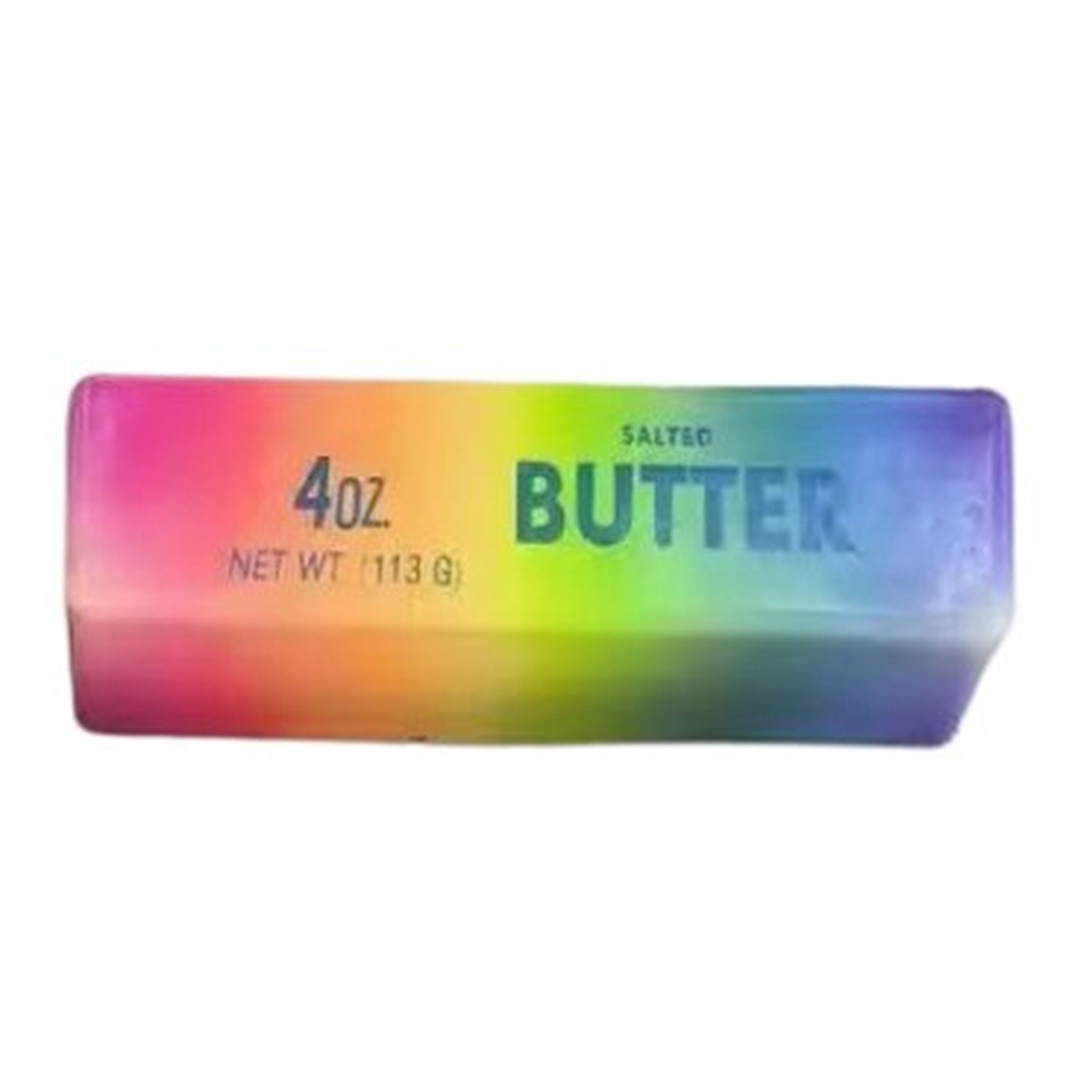Squishy Rainbow Butter stick for sensory play and stress ball