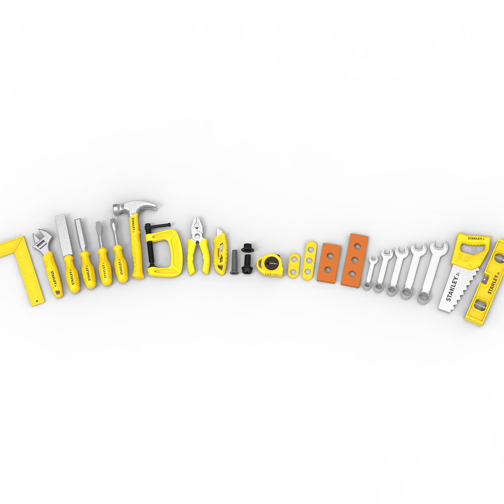 Stanley Jr. Mega Pretend Play 40 Piece Tool Set