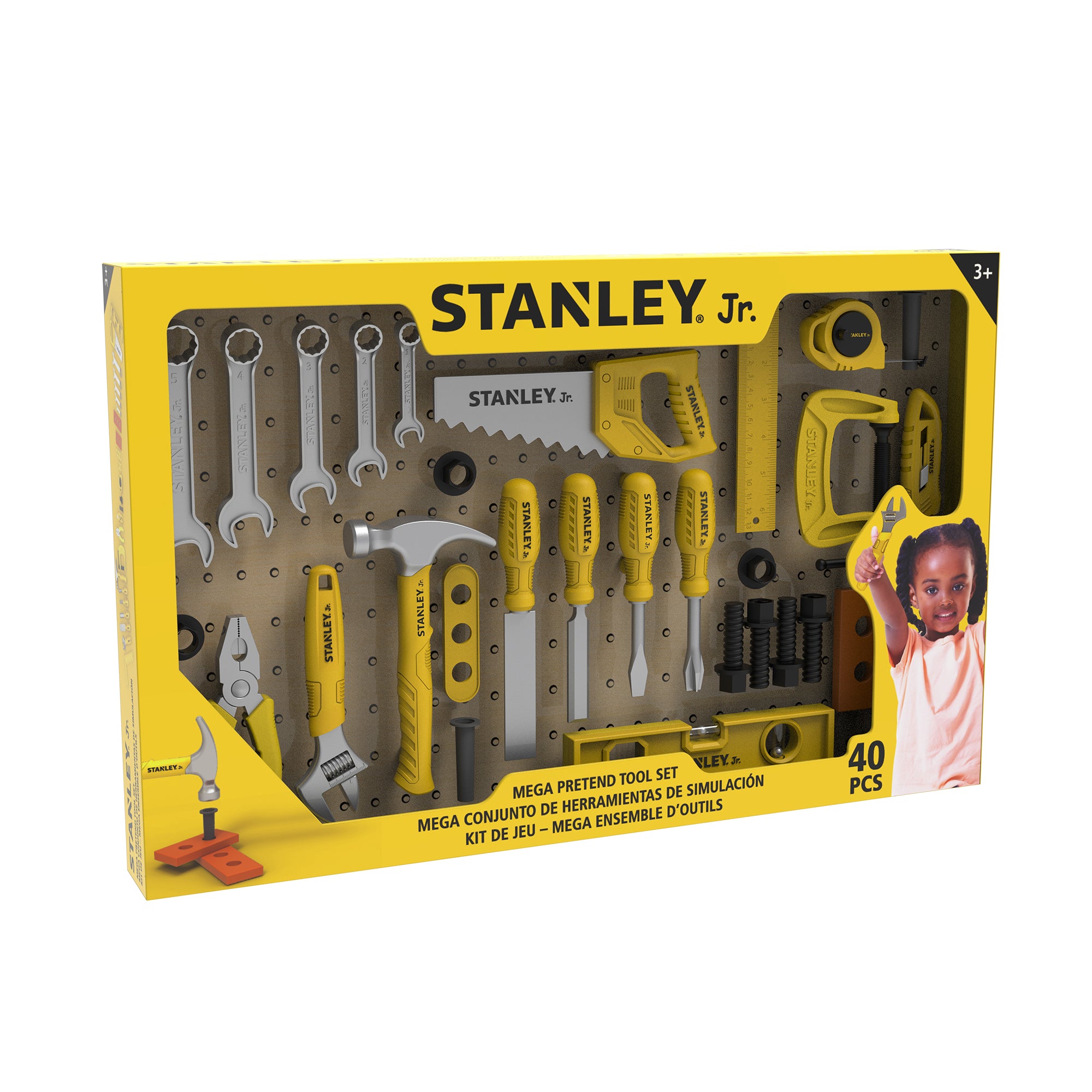 Stanley Jr. Mega Pretend Play 40 Piece Tool Set