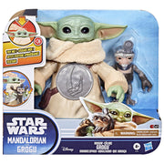 Star Wars The Mandalorian & Grogu Huggin' Grogu 6.5 Inch Electronic Figure & Anzellan, in packaging. 