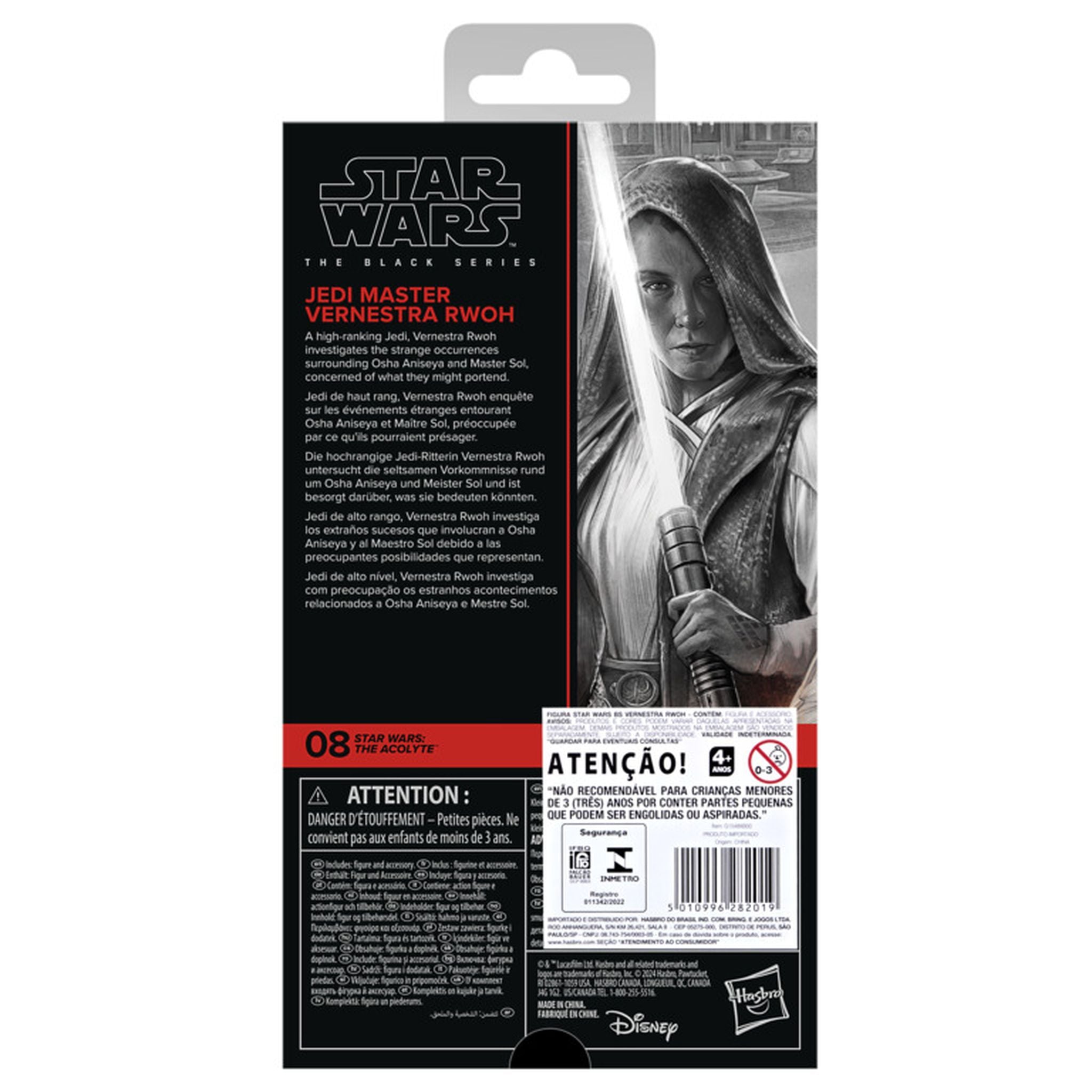 Star Wars The Black Series 3 Jedi Master Vernestra Rwoh 6 Inch Figure
