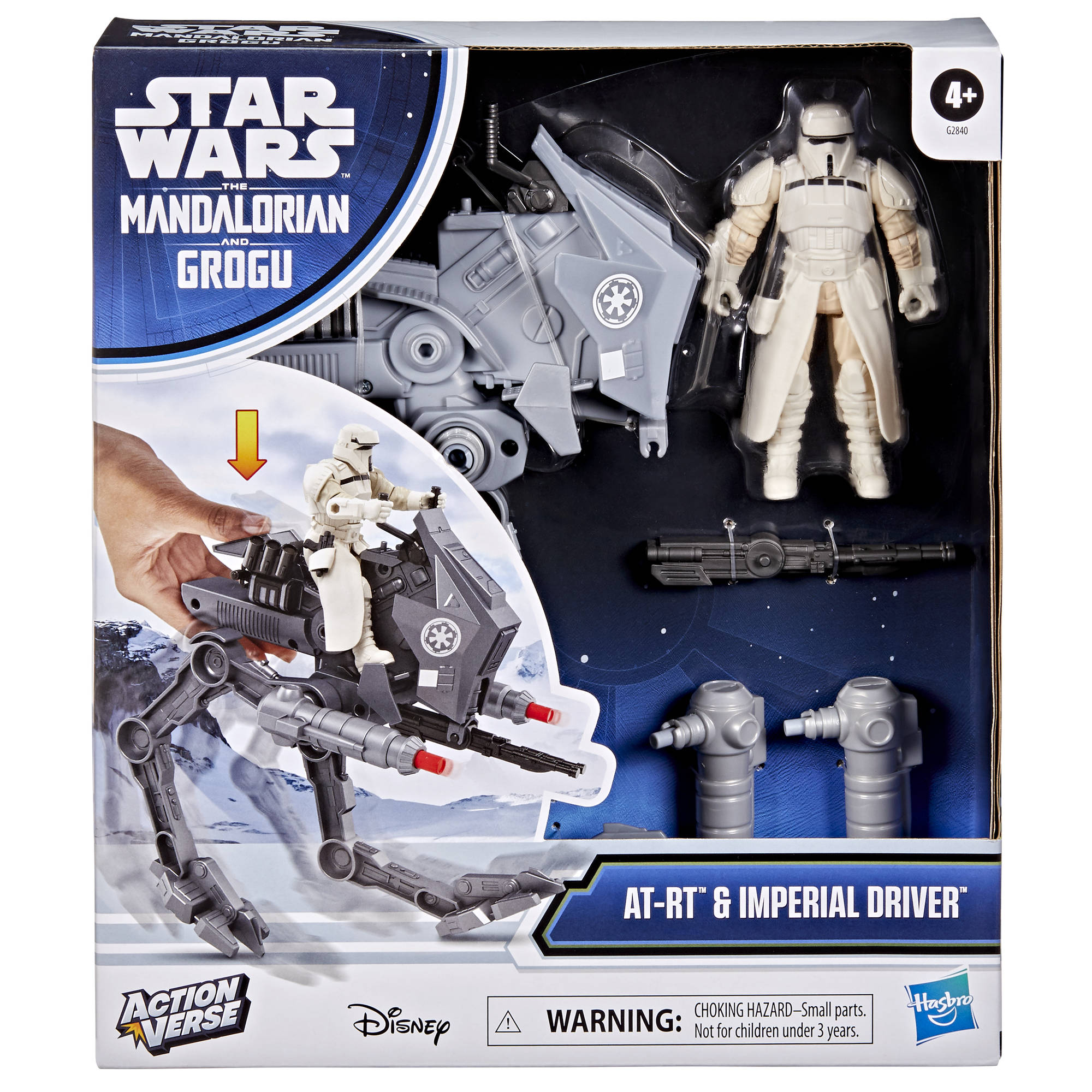 Star Wars: The Mandalorian & Grogu ActionVerse Action Figure - AT-R & Imperial Driver
