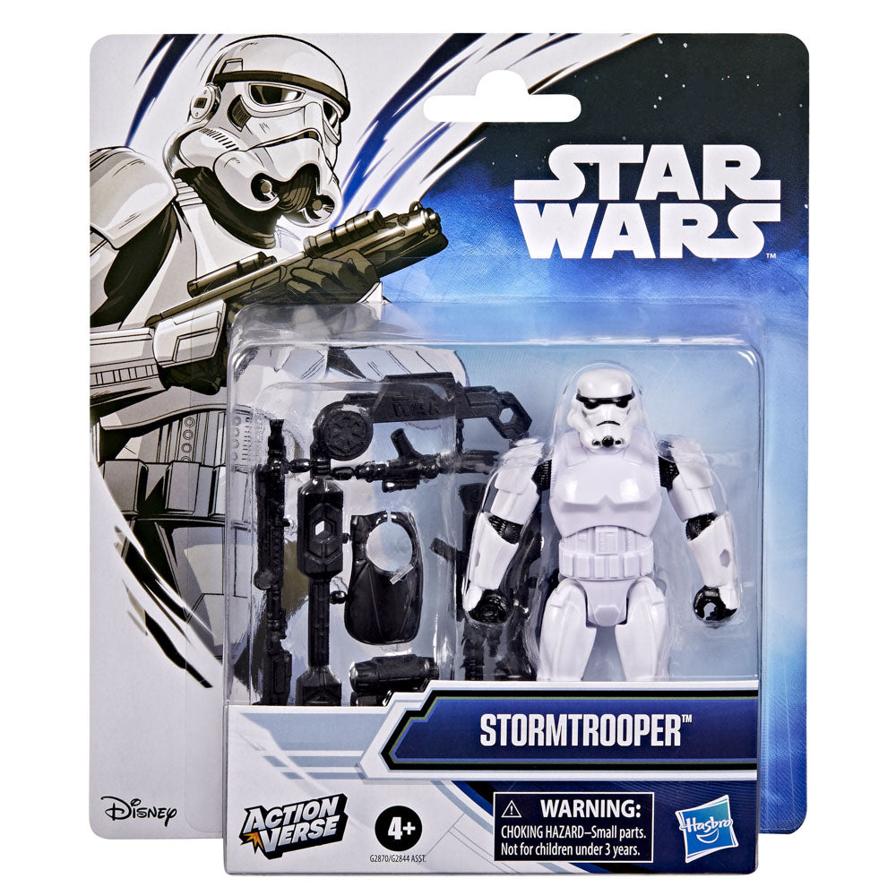 Star Wars ActionVerse Basic Saga Figure Stormtrooper figure toy, in packaging