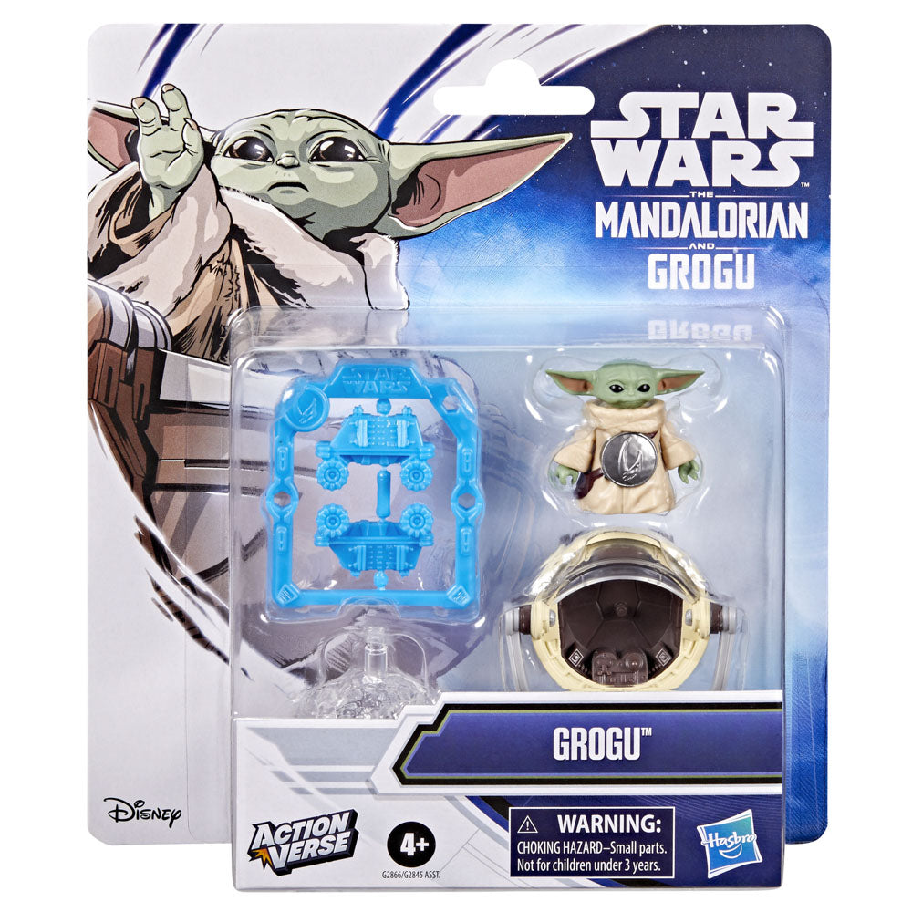 Star Wars ActionVerse The Mandalorian and Grogu 4.5 Inch Figure - Baby Grogu, in packaging