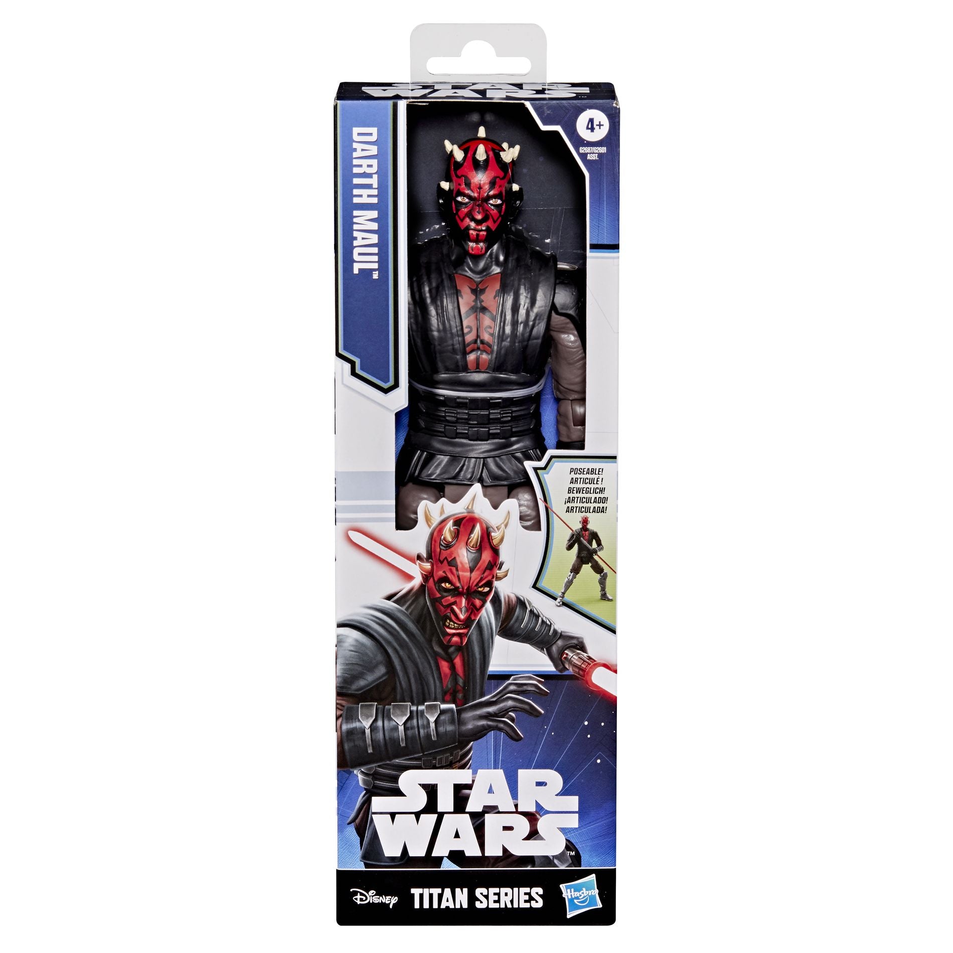 Star Wars Titan Series Action Figure Darth Maul in packaging
