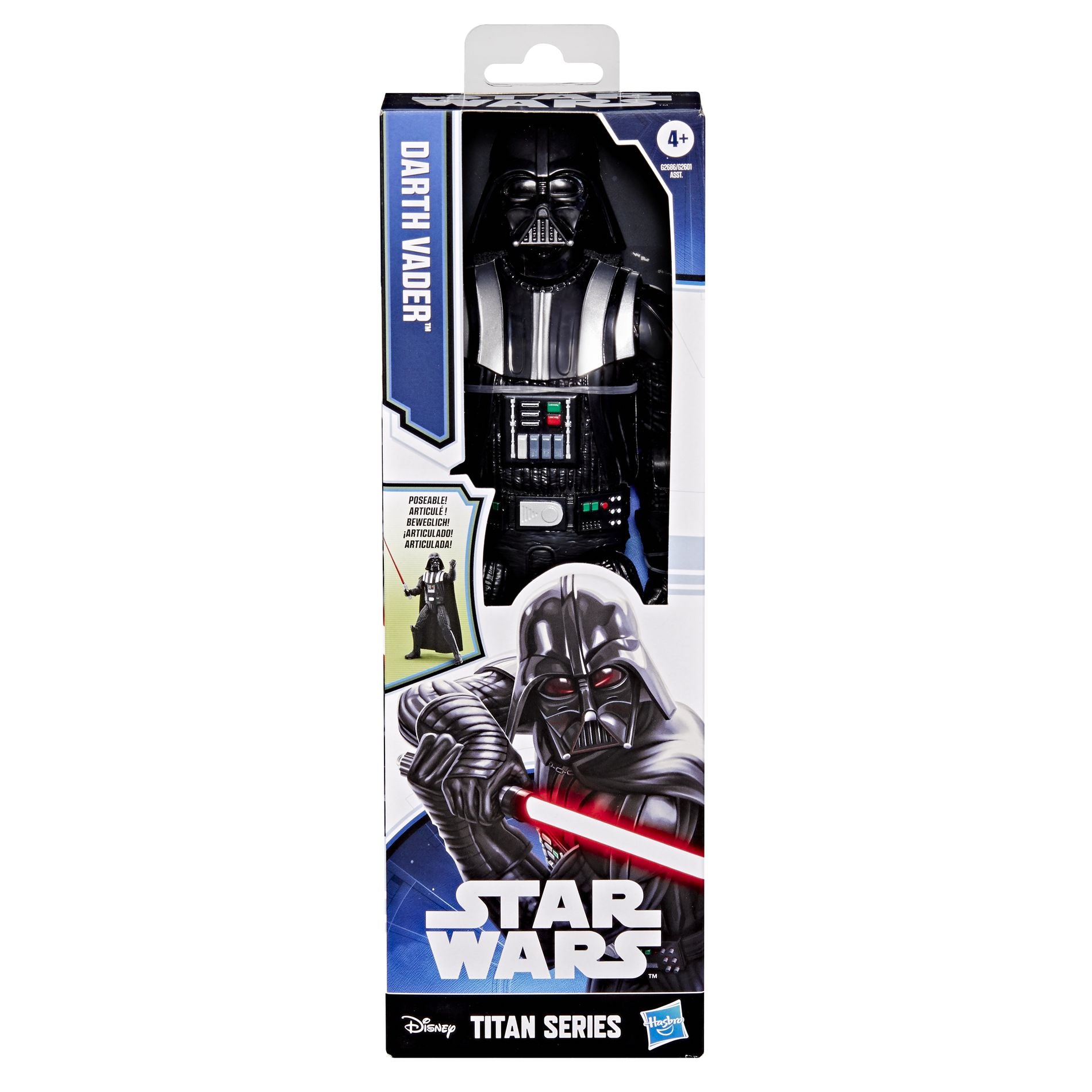 Star Wars Titan Series Action Figure Darth Vader in packaging