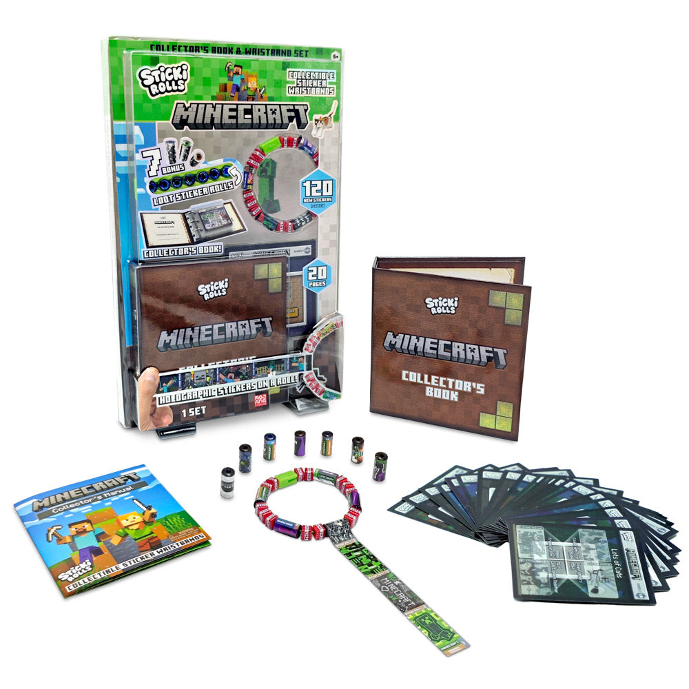 Sticki Rolls Minecraft Sticki Book stickers.
