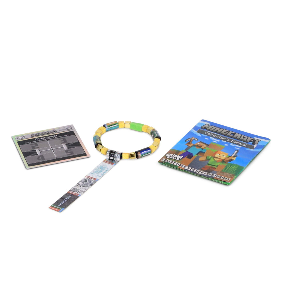 Sticki Rolls Minecraft Sticki Band blind Capsule toy.