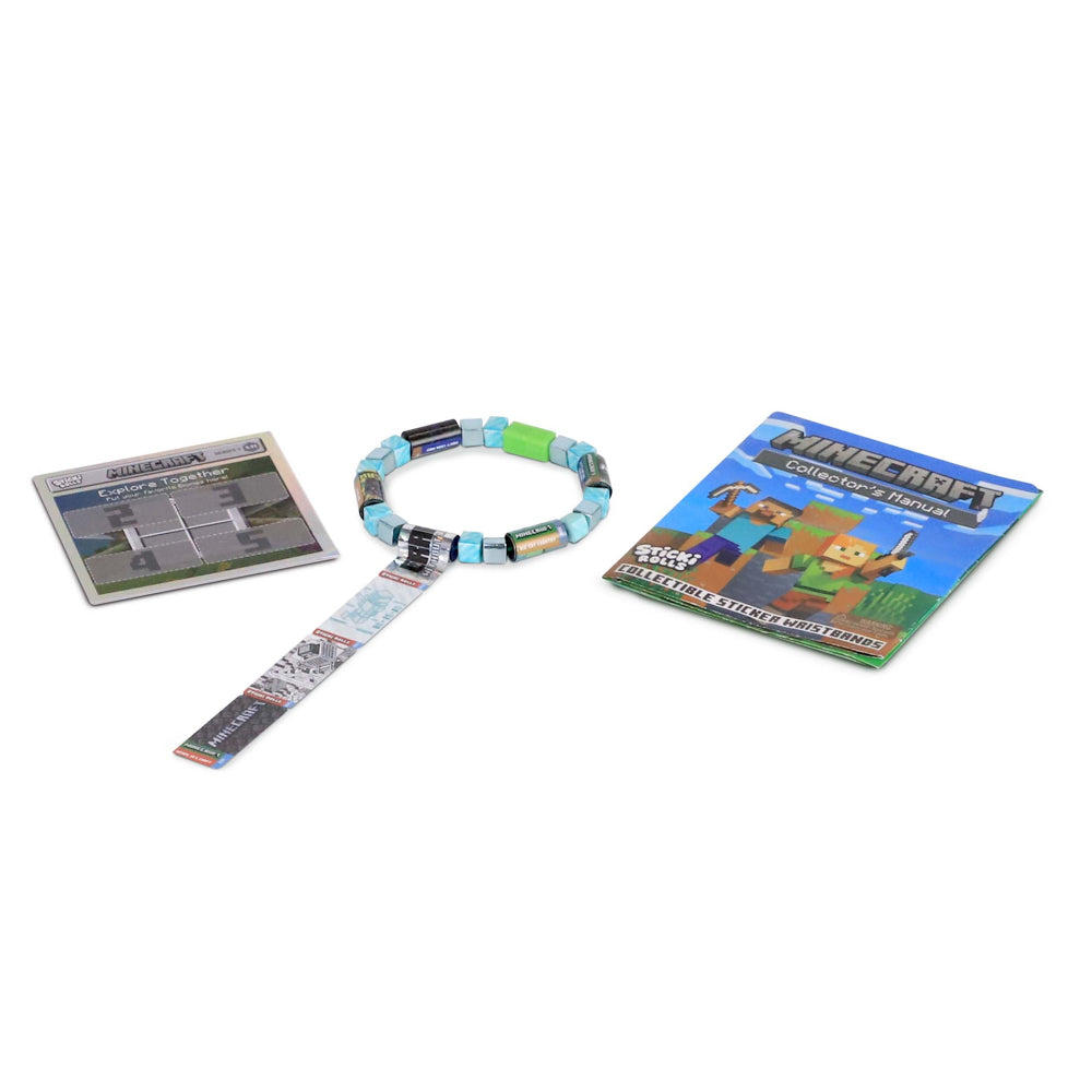 Sticki Rolls Minecraft Sticki Band blind Capsule toy.