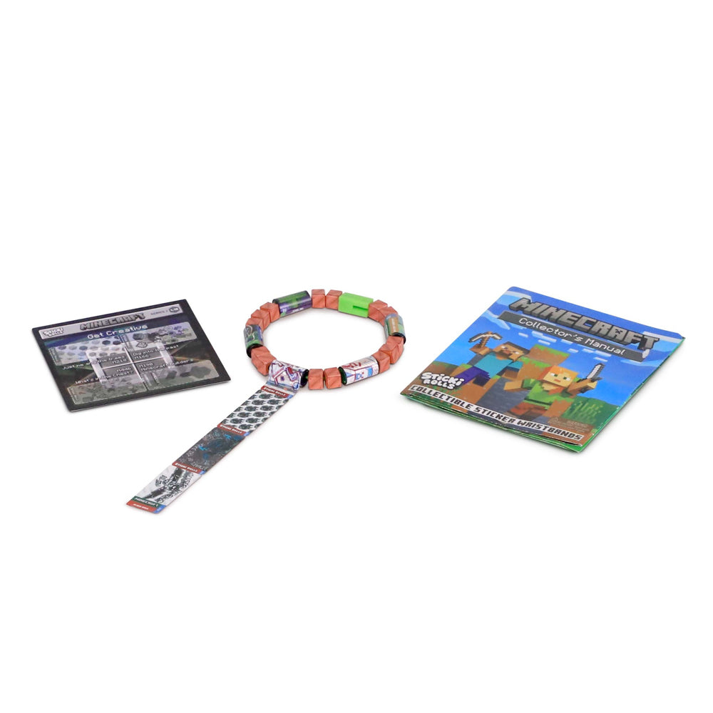 Sticki Rolls Minecraft Sticki Band blind Capsule toy.