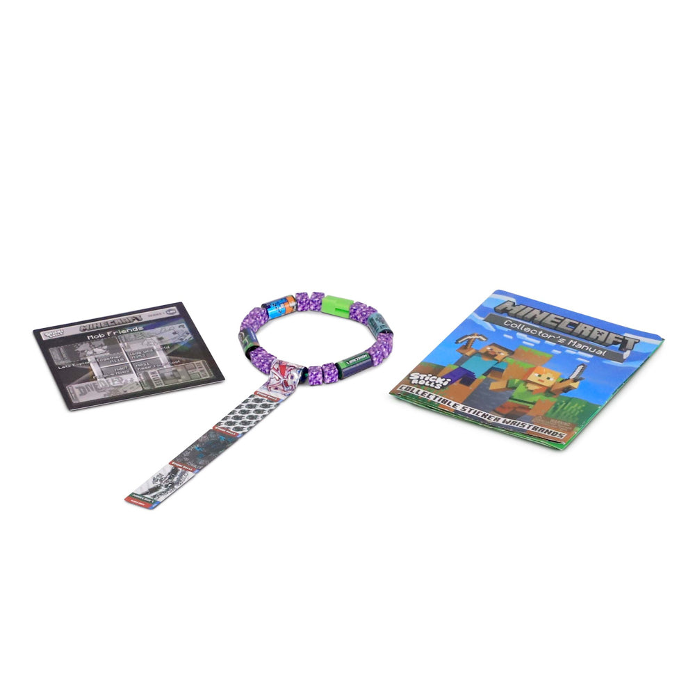Sticki Rolls Minecraft Sticki Band blind Capsule toy.