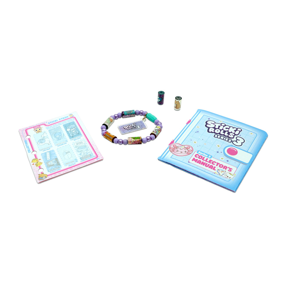 Sticki Rolls Sticki Bands Series 3 Assorted Styles - Bracelet Making Kit.