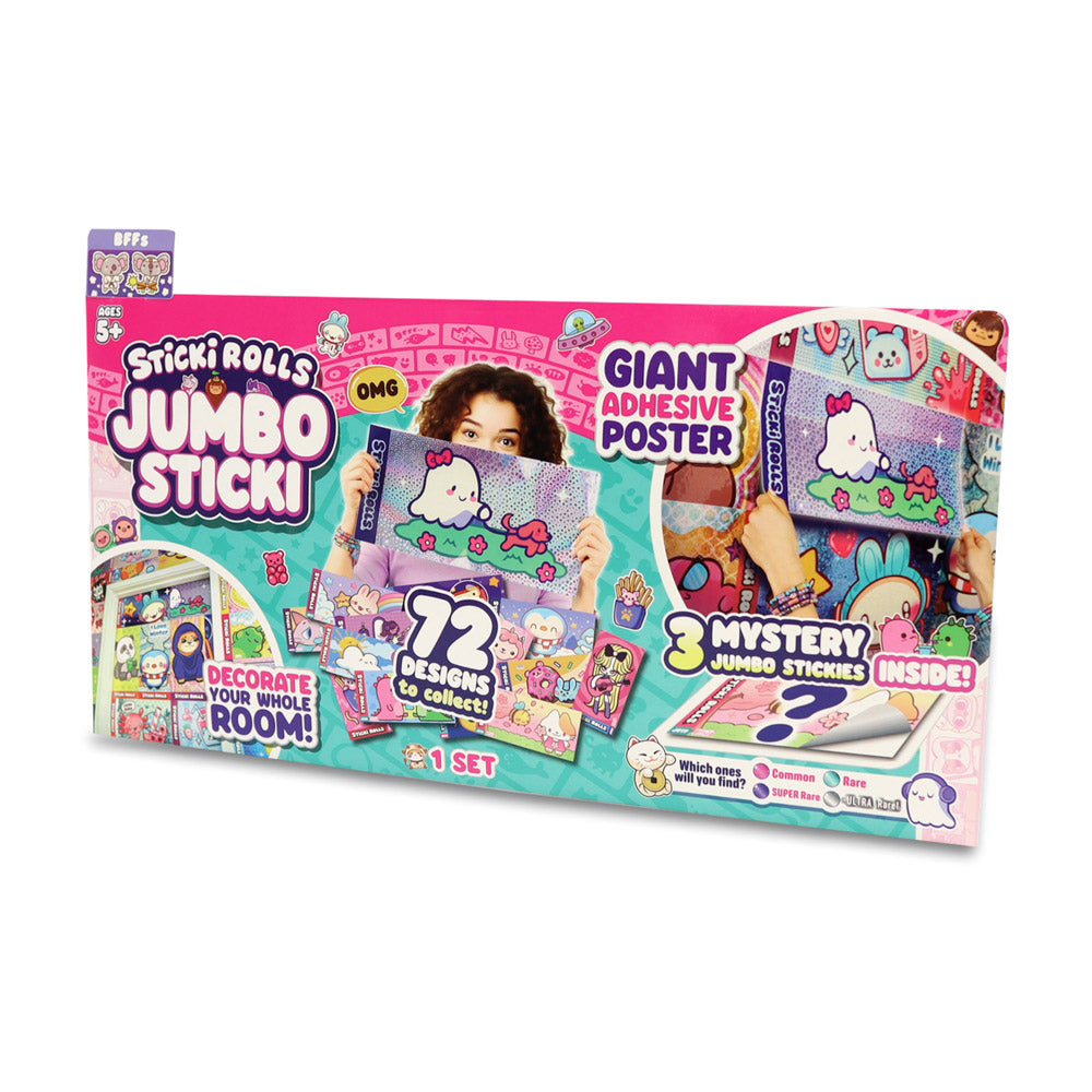 Sticki Rolls Series 1 Jumbo Wall Sticker Roll, in packaging