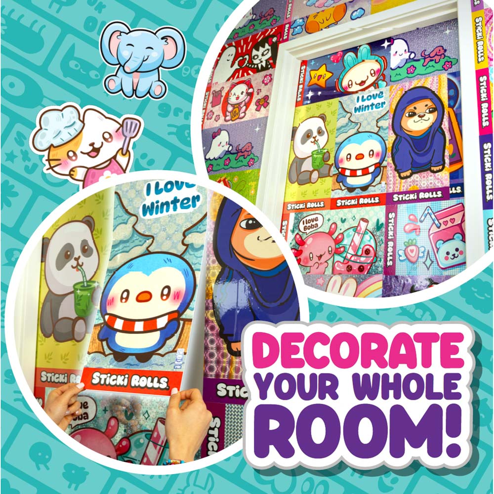 Sticki Rolls Series 1 Jumbo Wall Sticker Roll