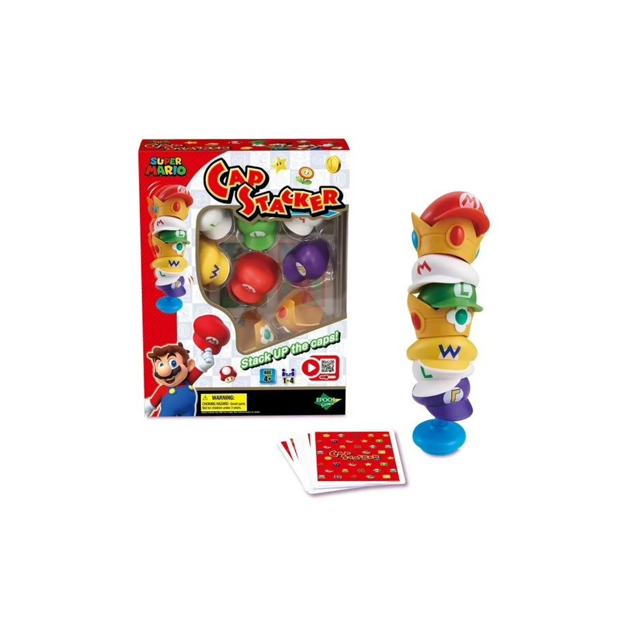 Super Mario Cap Stacker Game – Toyworld NZ