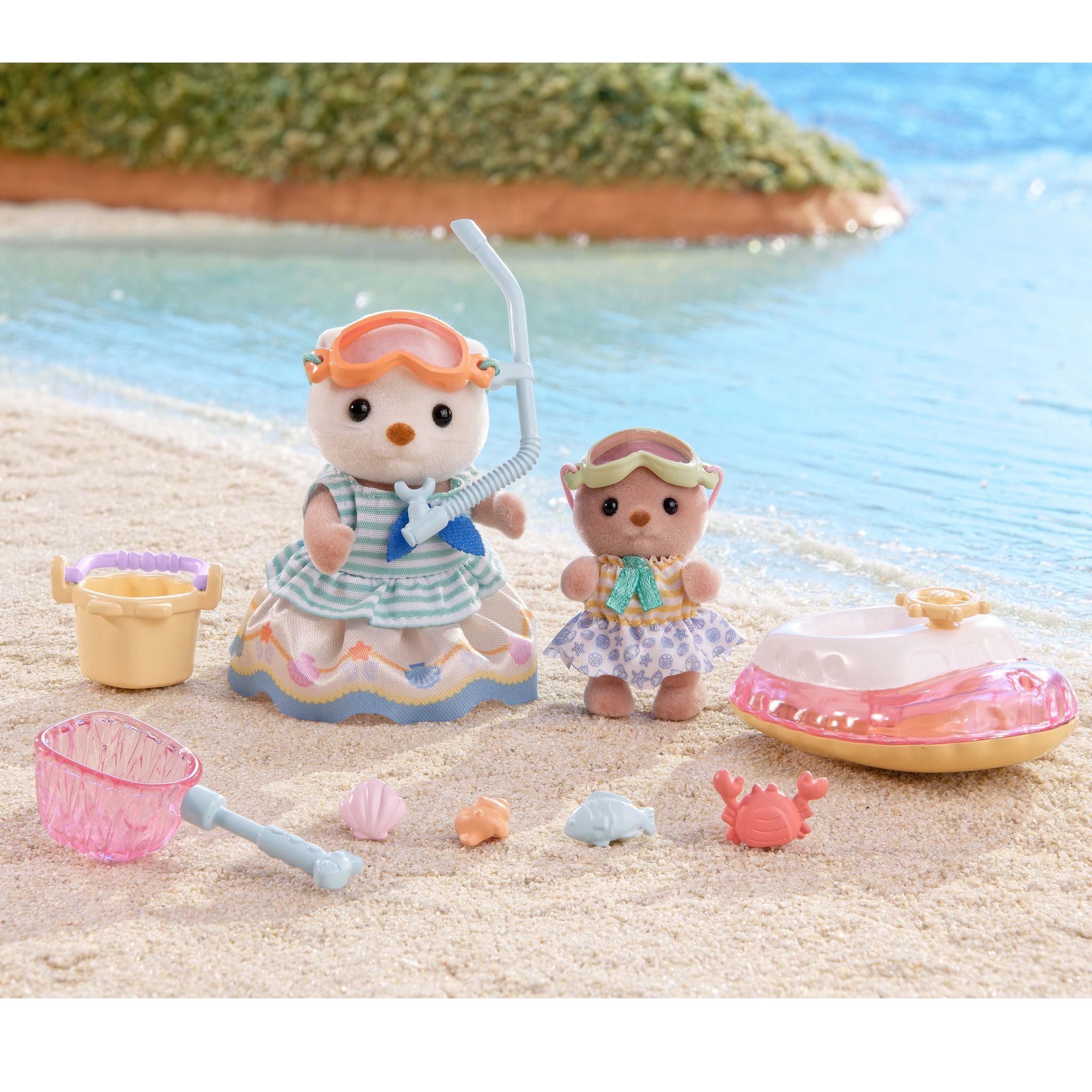 Sylvanian Families Sea Otter Sisters- Splashy Snorkel Set