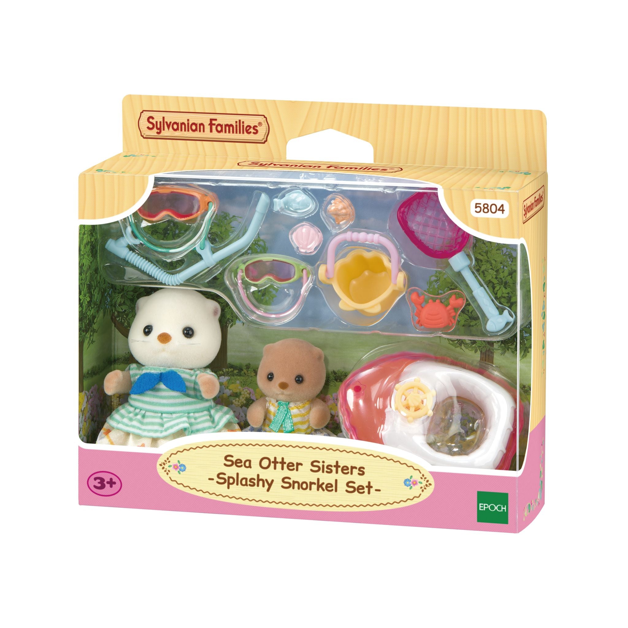 Sylvanian Families Sea Otter Sisters- Splashy Snorkel Set