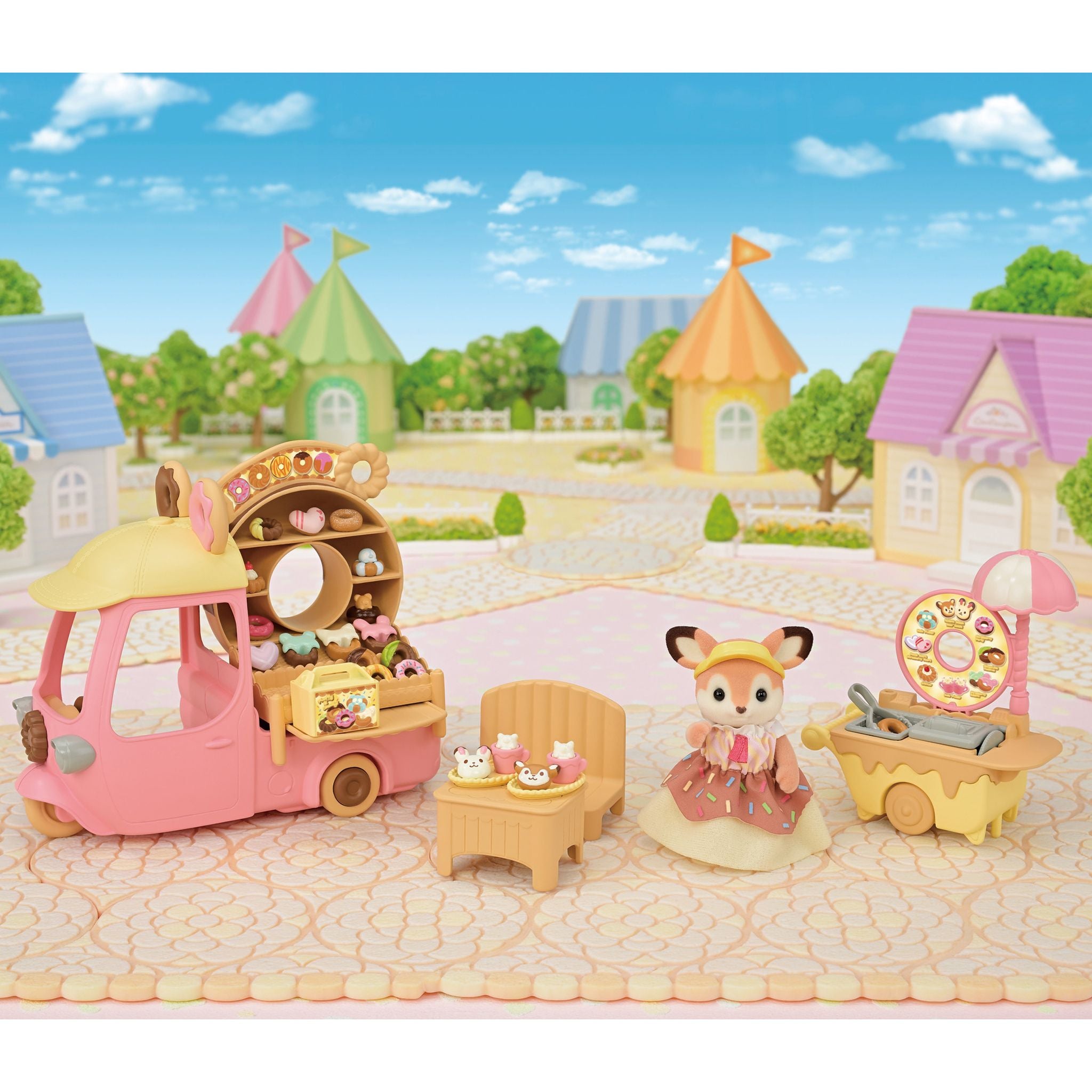 Sylvanian Families Dip Donut Wagon