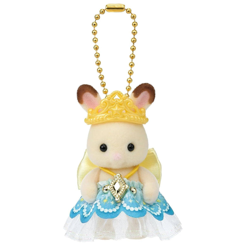 Keychain rabbit, in the Sylvanian Families Charming Accessory Collection Fairy Charm Twilight Rabbit