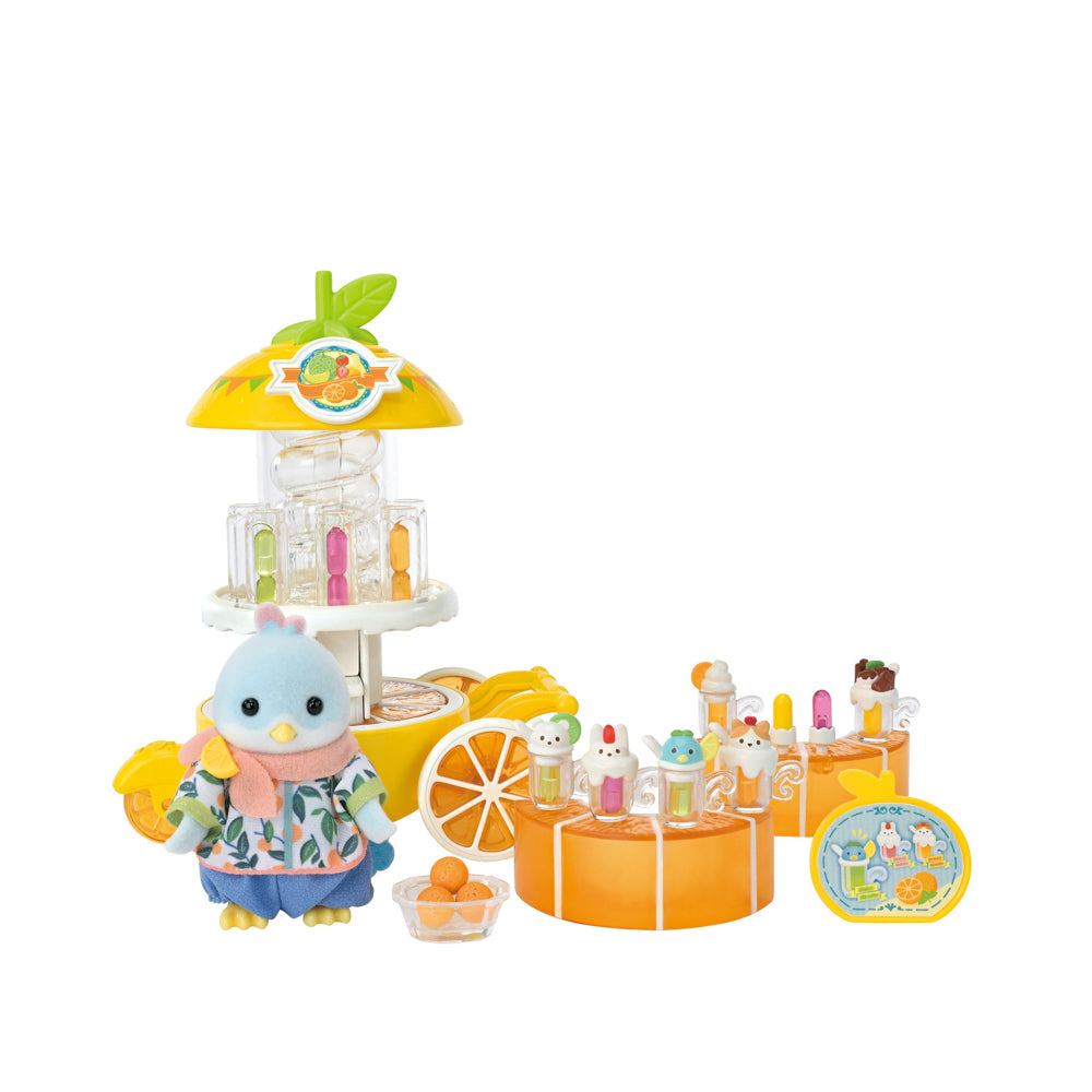Sylvanian Families Citrus Bird Juice Stand playset