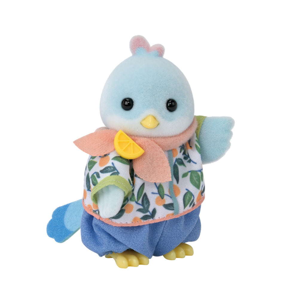 Bird in the Sylvanian Families Citrus Bird Juice Stand playset