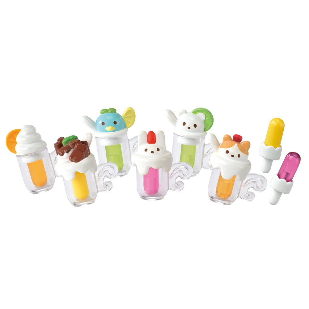 Drinks in the Sylvanian Families Citrus Bird Juice Stand playset