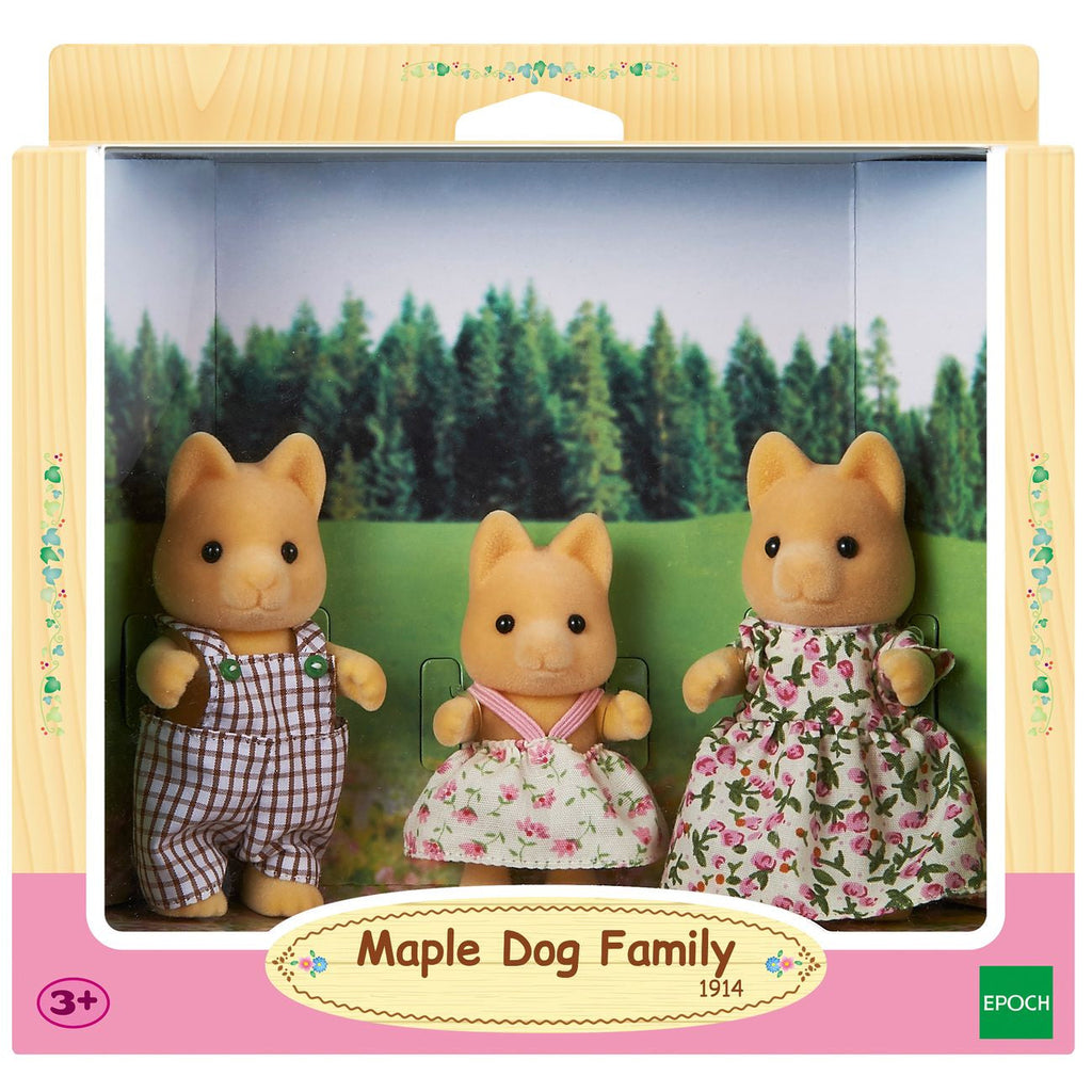 SYLVANIAN FAMILIES MAPLE DOG FAMILY 3 PACK