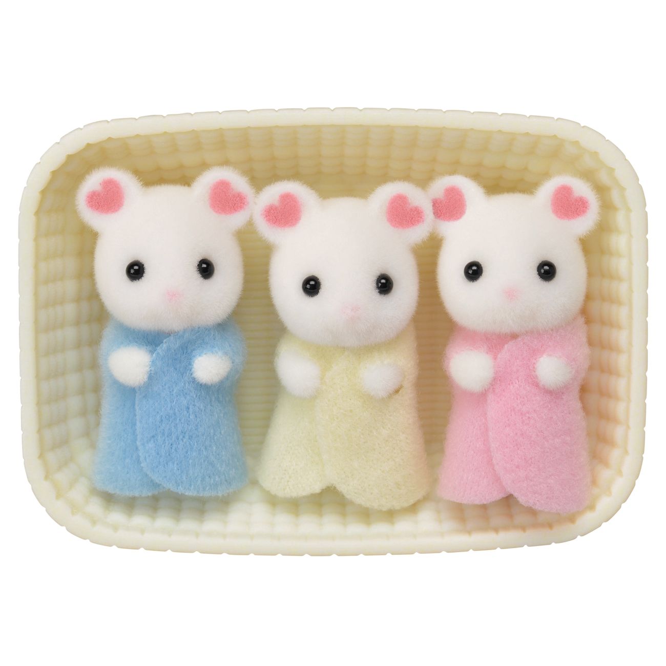 Sylvanian Families Marshmallow Mouse Triplets