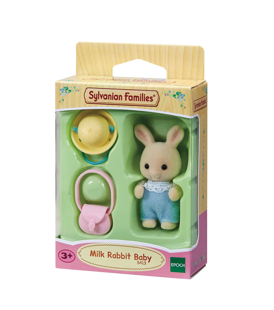 Sylvanian Families Milk Rabbit Baby, in packaging