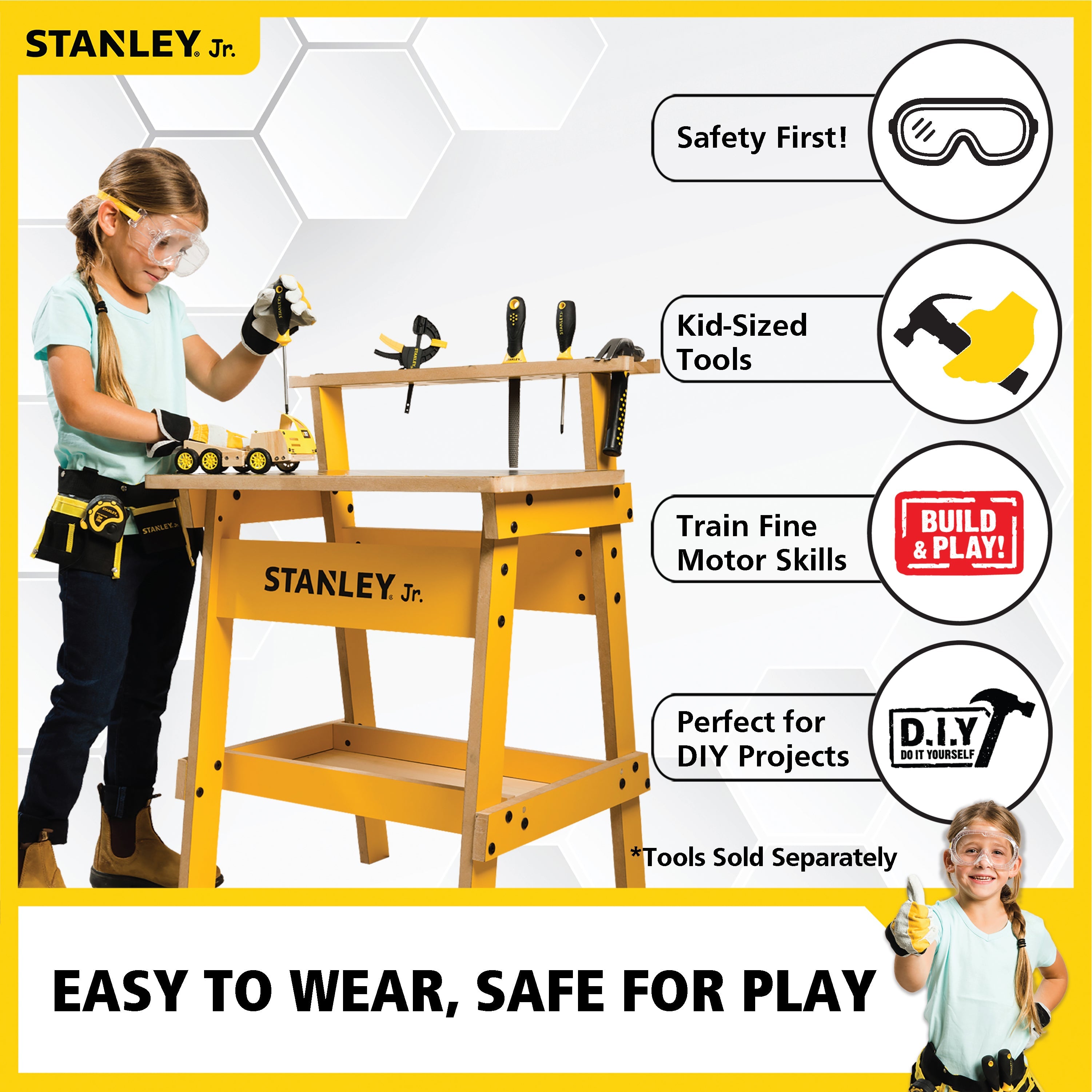 Stanley Jr. Kid's Work Gloves