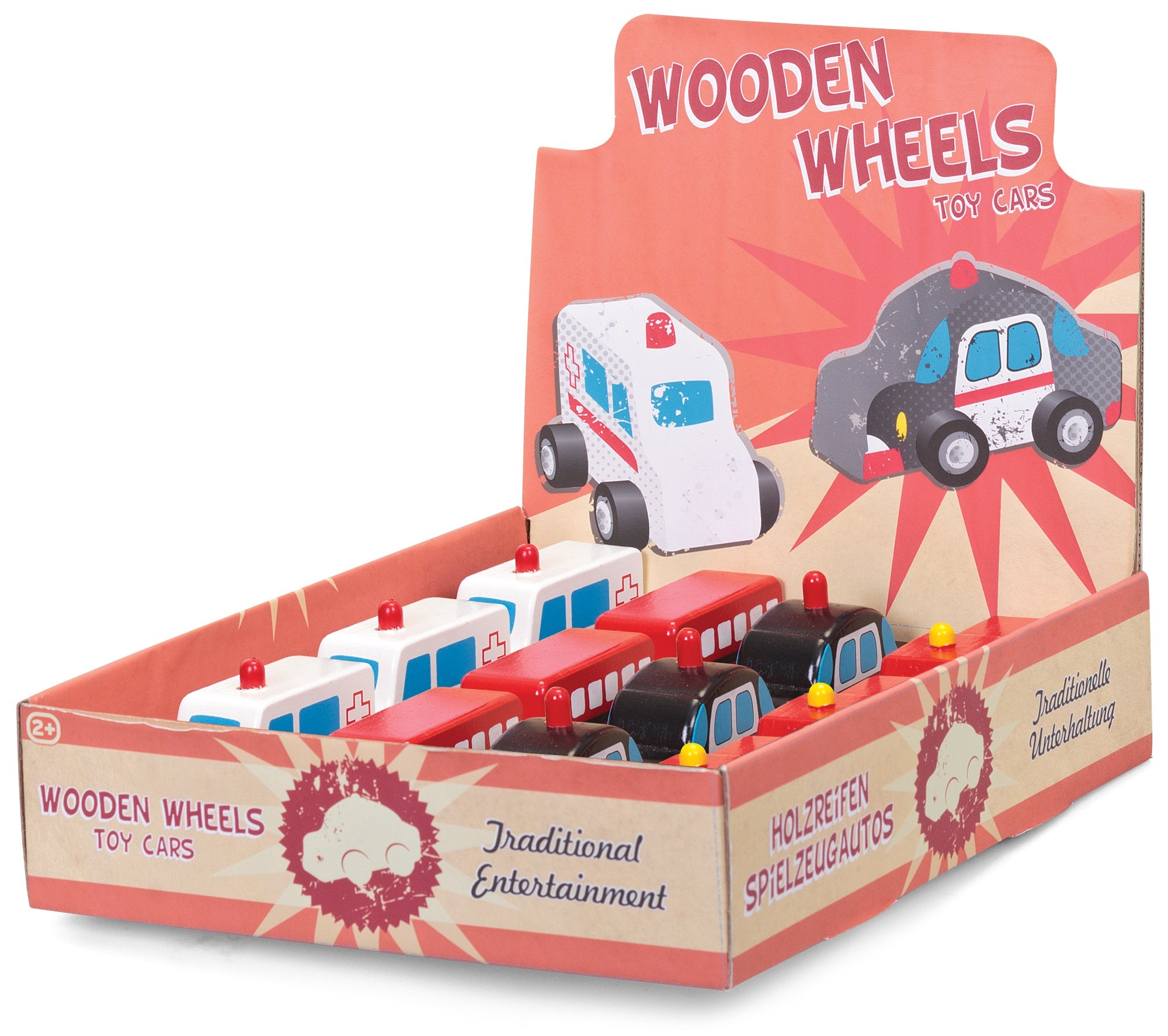 Tobar Wooden Road & Rescue Vehicles Assorted Styles