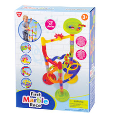 PLAYGO TOYS ENT. LTD. FIRST MARBLE RACE 46 PIECES