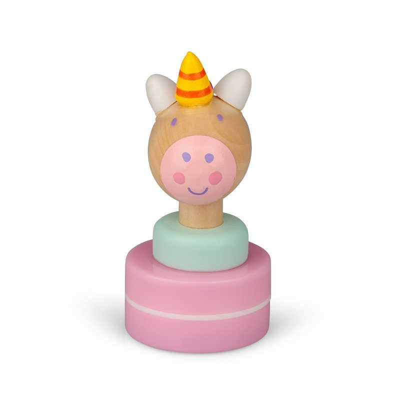 Tobar Wooden Ink Stampers Assorted Dragon Or Unicorn