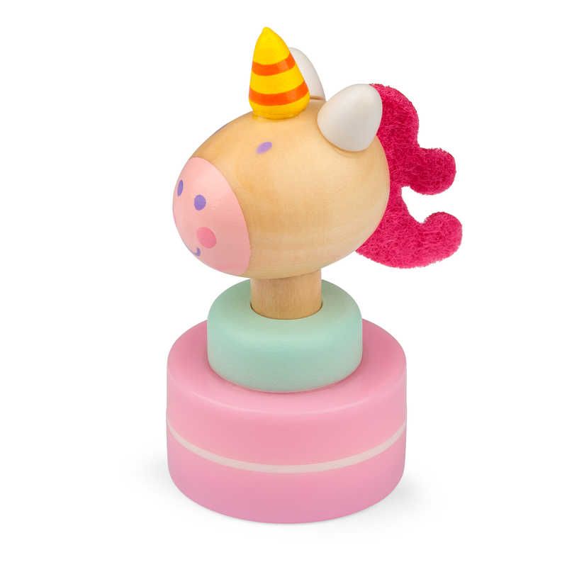 Tobar Wooden Ink Stampers Assorted Dragon Or Unicorn