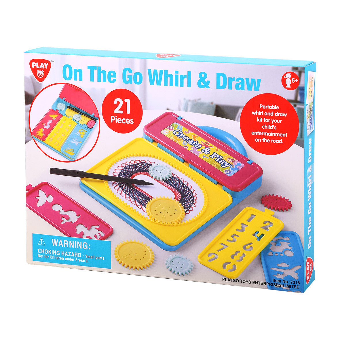 Playgo Toys On The Go Whirl & Draw